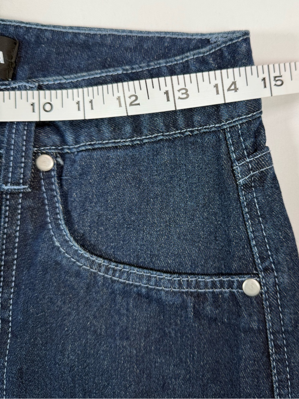 FASHION NOVA Womens Cargo Carpenter Wide Leg Jeans 3 Baggy Utility Streetwear - Picture 9 of 14